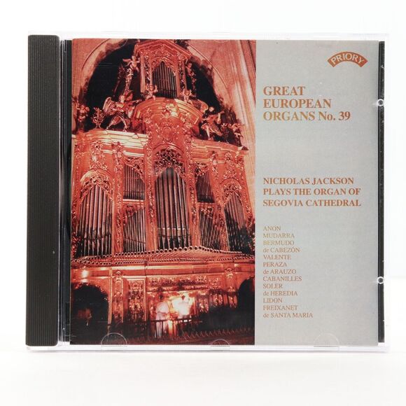Great European Organs No. 39, Nicholas Jackson Organ (CD, 1992 Priory) PRCD 423
